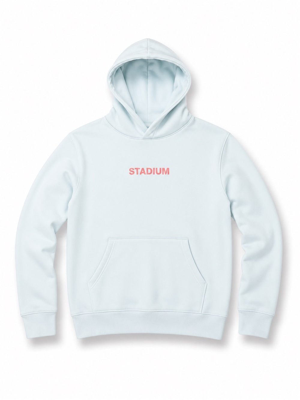 Stadium Athletics Light Mint Hoodie with Pink Logo